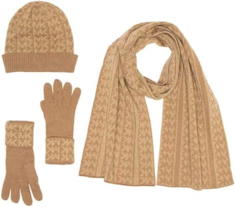 hat and scarf set michael kors|Michael Kors gloves for women.